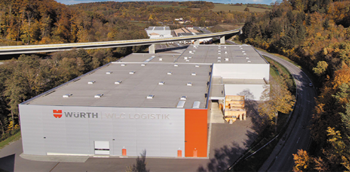 WLC Würth-Logistik Luftbild Adelsheim